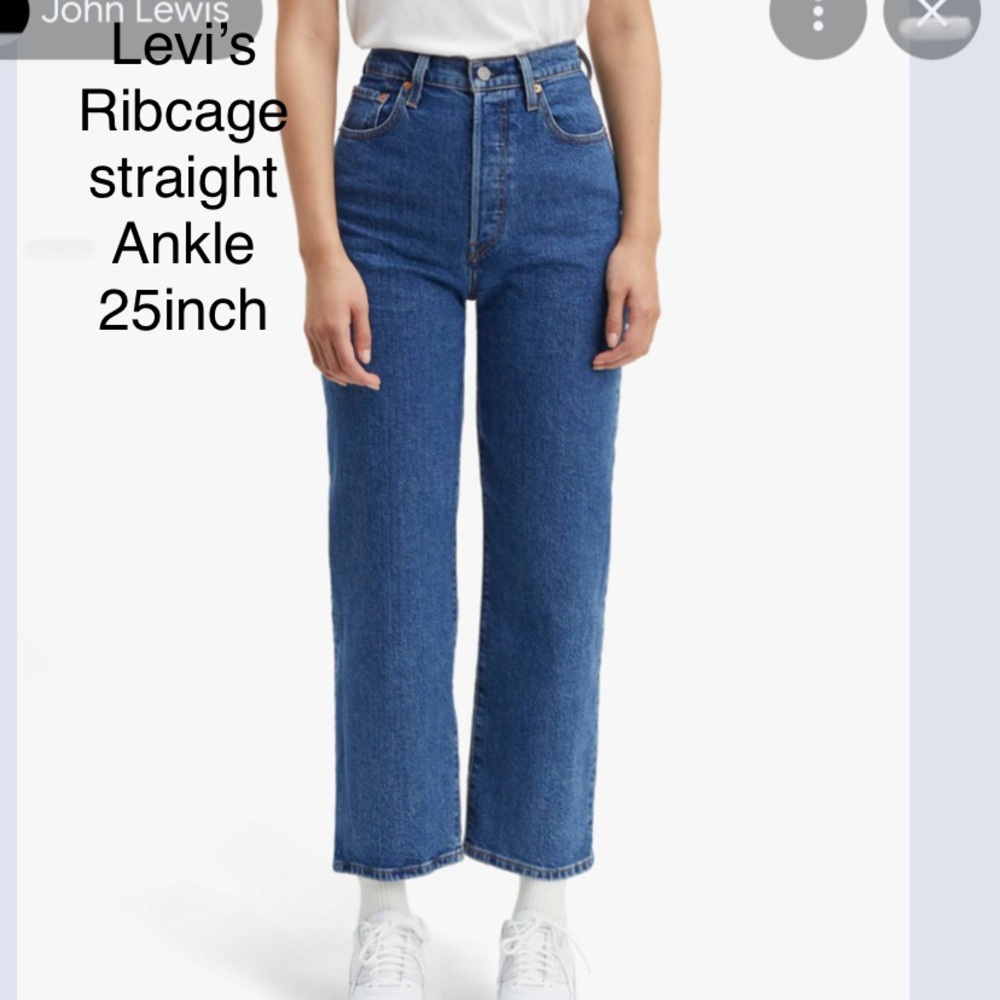 Levi’s ribcage straight ankle jeans 25inch